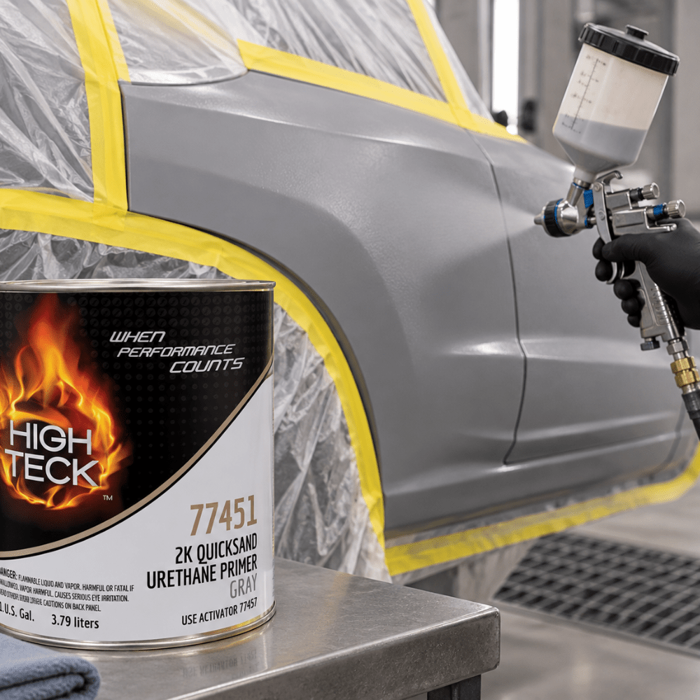 High Teck 77451 Gray 2K Quicksand Urethane Primer, Gallon