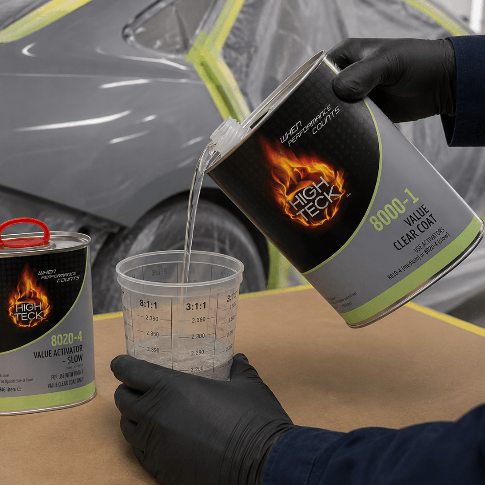 High Teck 8000 Gallon Value Clearcoat + Slow Activator Kit