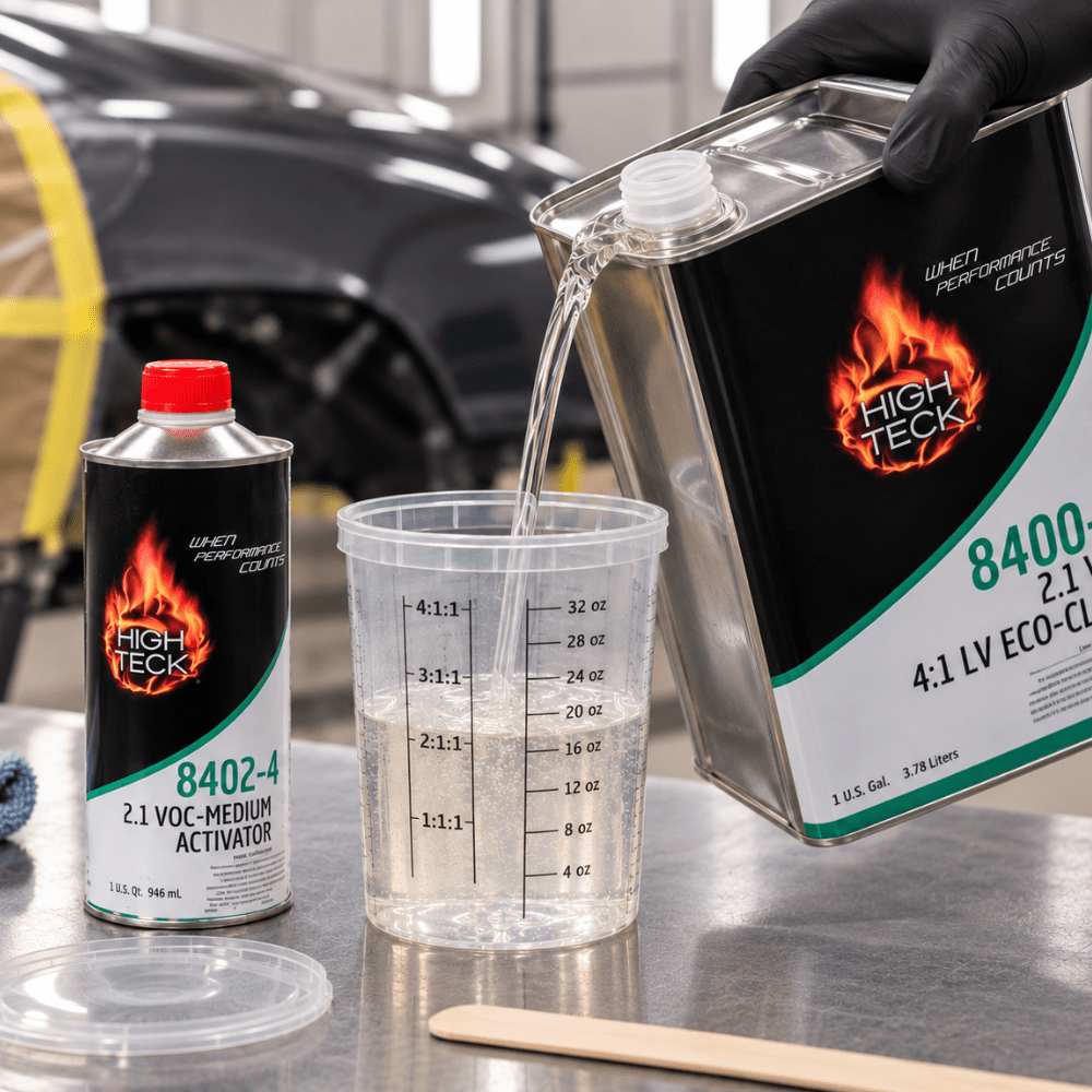 High Teck 8400 ECO Clearcoat Kit 4:1, Medium