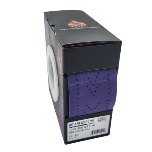 High Teck Grip Multi-Hole Purple Ceramic Sanding Roll | 2.75"x39'