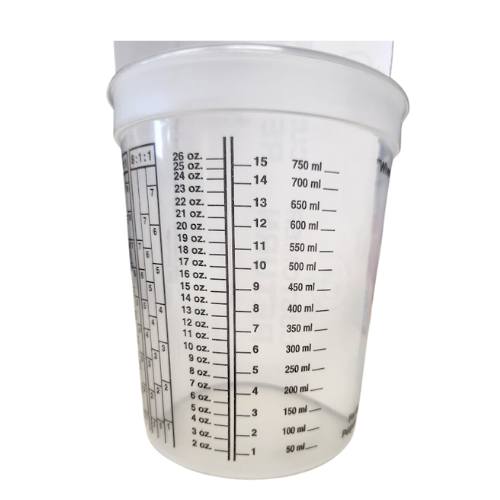 High Teck MC32 Quart Mixing Cups, Box of 100