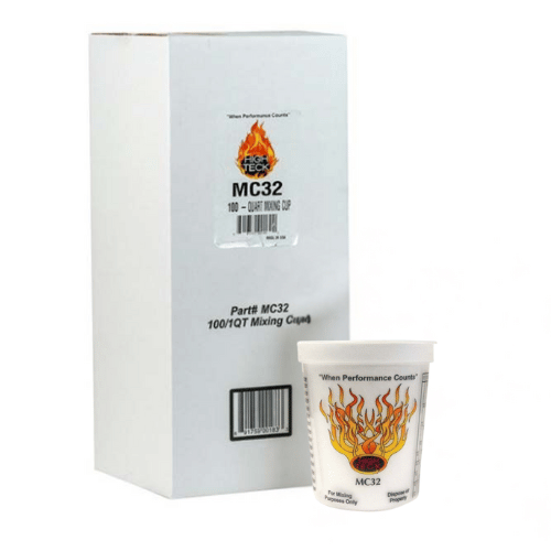 High Teck MC32 Quart Mixing Cups, Box of 100