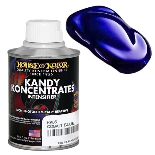 House of Kolor KK05 Cobalt Blue Kandy Koncentrate Basecoat, 8 oz