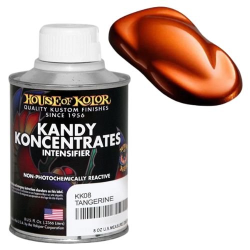 House of Kolor KK08 Tangerine Kandy Koncentrate Basecoat, 8 oz