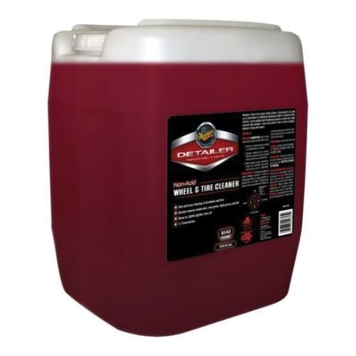 Meguiar's® Detailer D14305 Non-Acid Wheel and Tire Cleaner, 5 gal Can, Dark Red, Liquid
