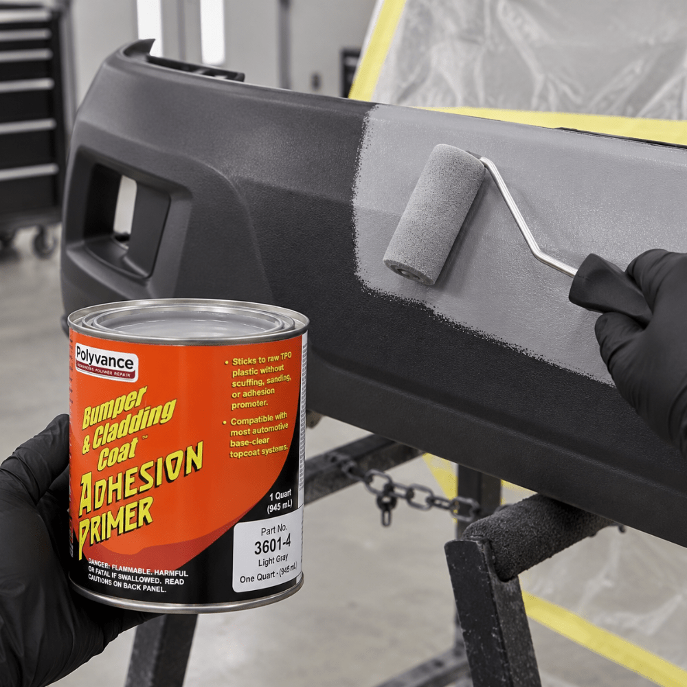 Polyvance Bumper & Cladding Coat™ 3601-4 Light Gray Adhesion Primer, 1 Quart