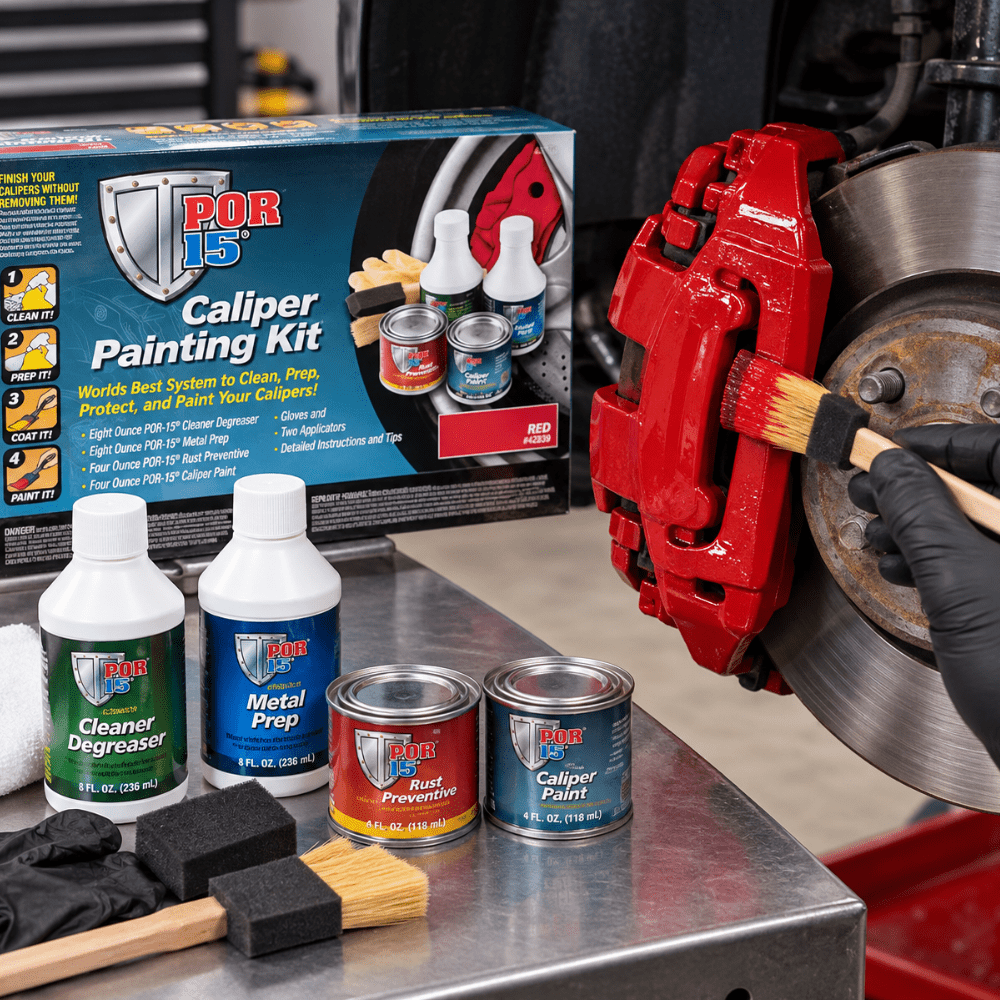 POR-15® 3 Step Caliper Painting Kit, Gloss
