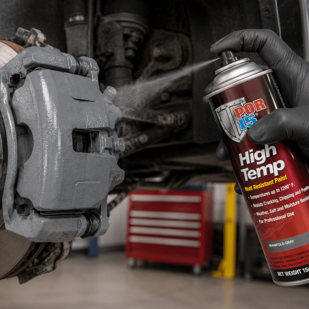 POR-15® 44218 Manifold Gray High Temperature Paint, 15 oz Aerosol