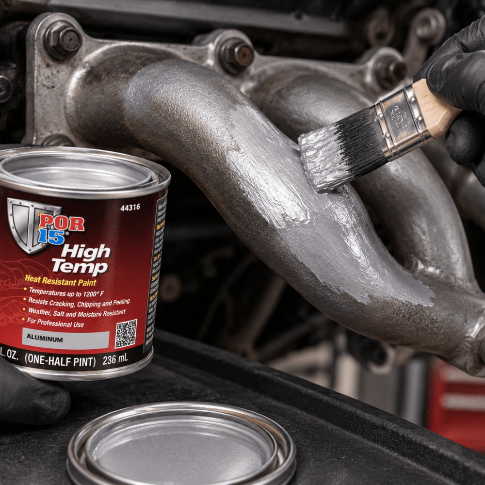 POR-15® 44316 Aluminum High Temperature Paint, 8 oz