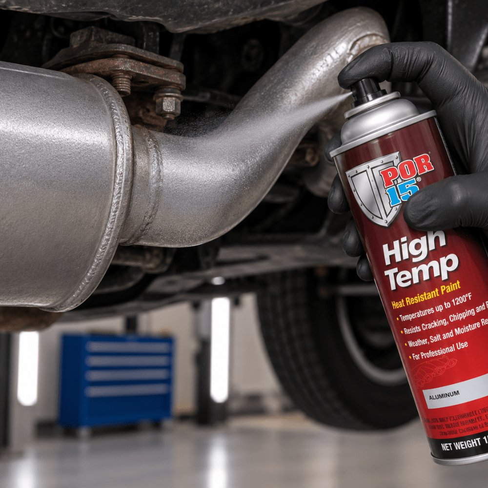 POR-15® 44318 Aluminum High Temperature Paint, 15 oz Aerosol