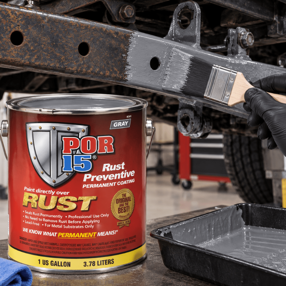 POR-15® 45201 Gray Rust Preventive Coating, 1 Gallon