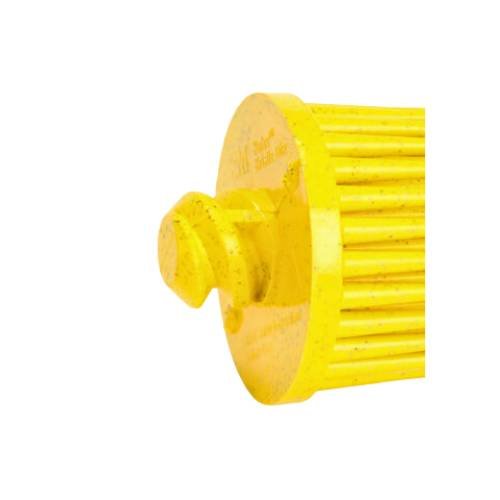 Scotch-Brite 07525 2" Yellow Roloc Bristle Disc, Med Grade, 10 pk