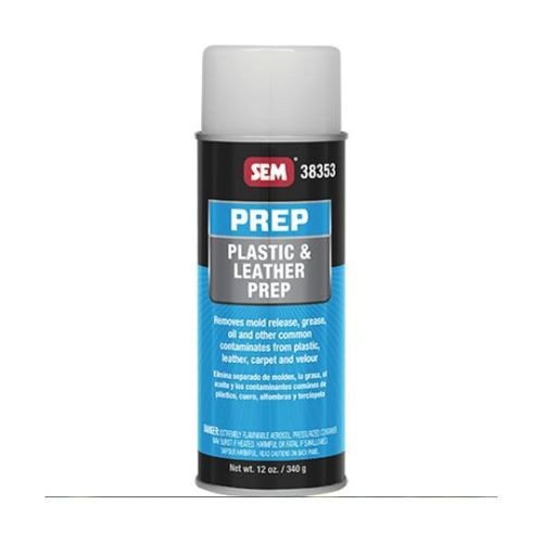 SEM 38353 Leather Carpet and Plastic Prep Solvent Blend | 12 oz Aerosol
