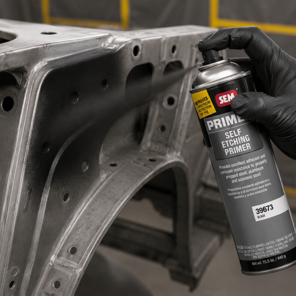 SEM 39673 Black Self-Etching Low VOC Primer, 15.5 oz