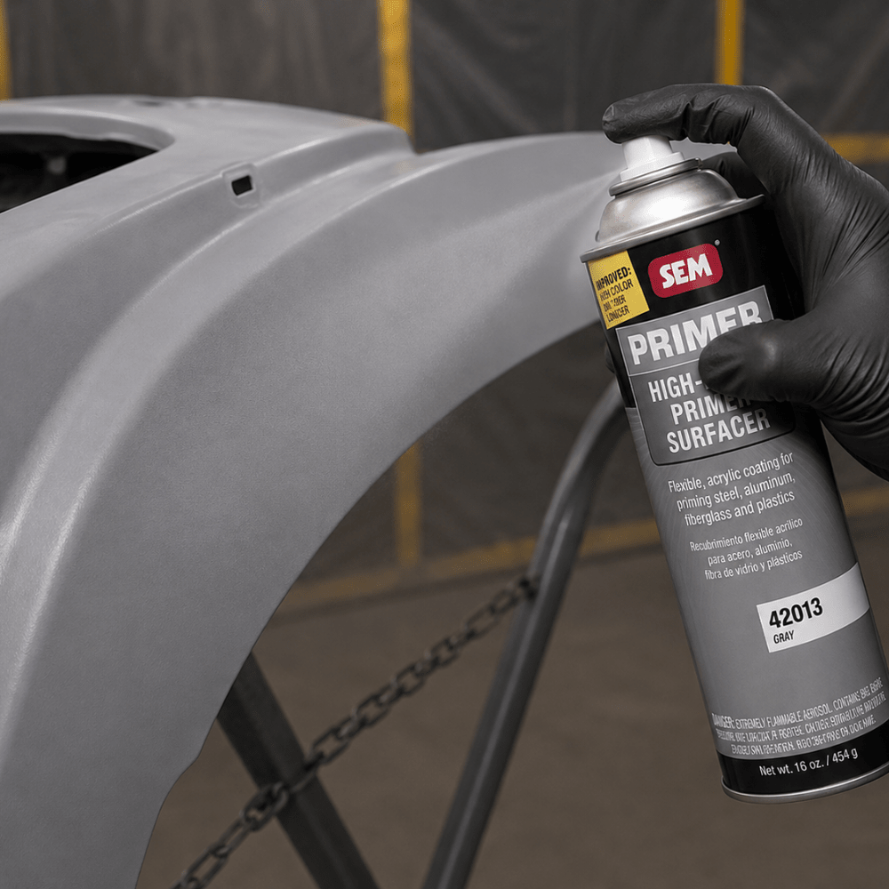 SEM 42013 Gray High-Build Primer Surfacer, 20 oz