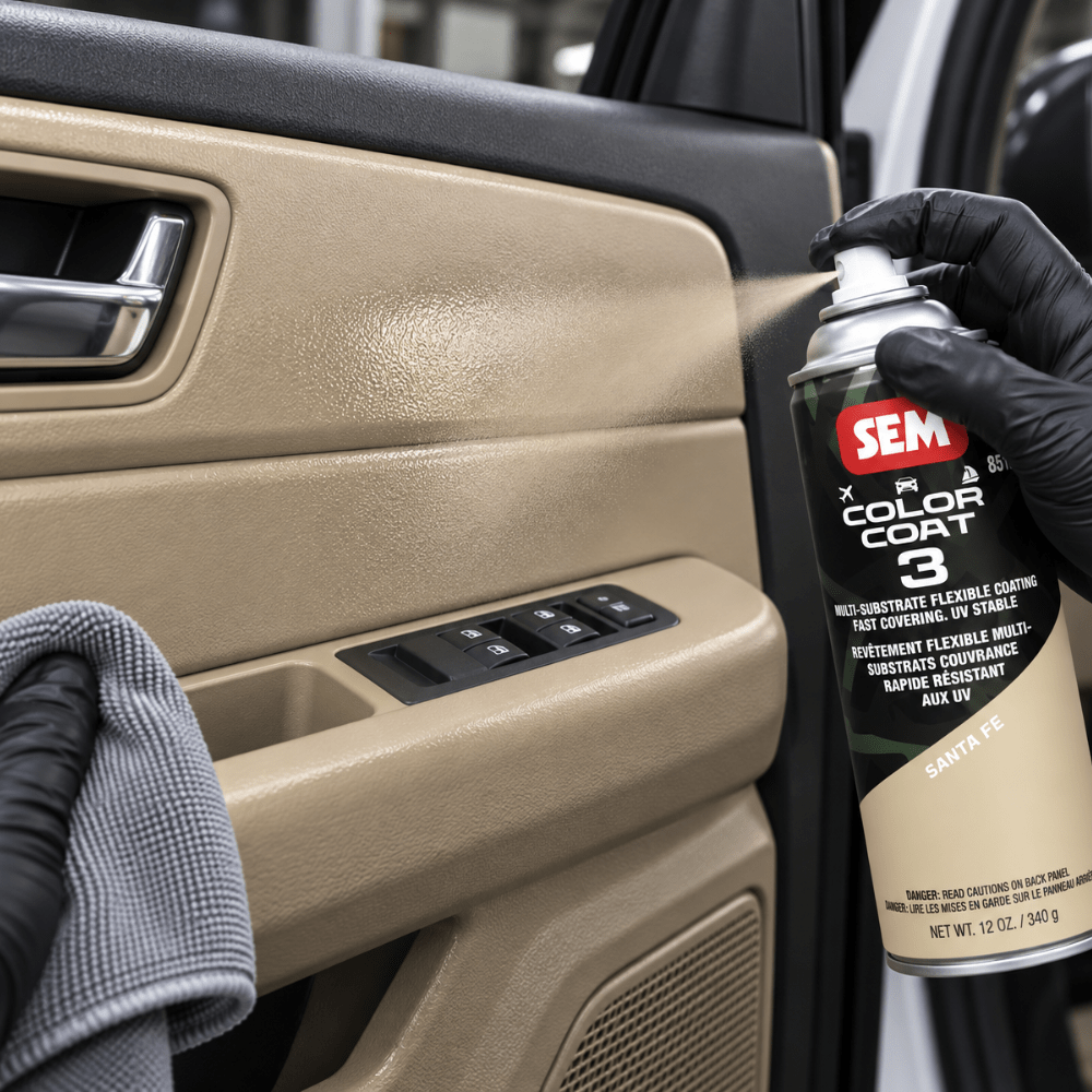 SEM 85123 Color Coat 3 Santa Fe, 16 oz | Aerosol | Auto Interior Paint