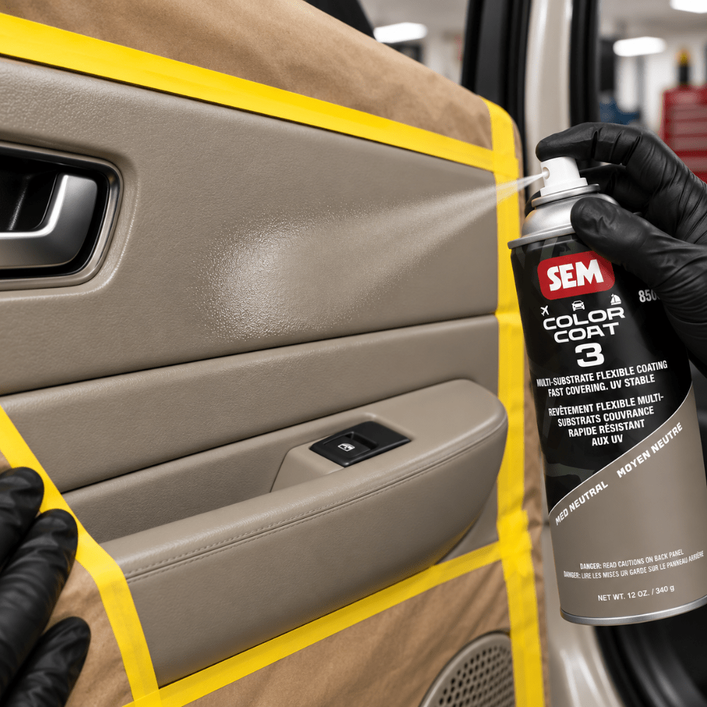 SEM 85883 Color Coat 3 Med Neutral | Aerosol | Auto Interior Paint