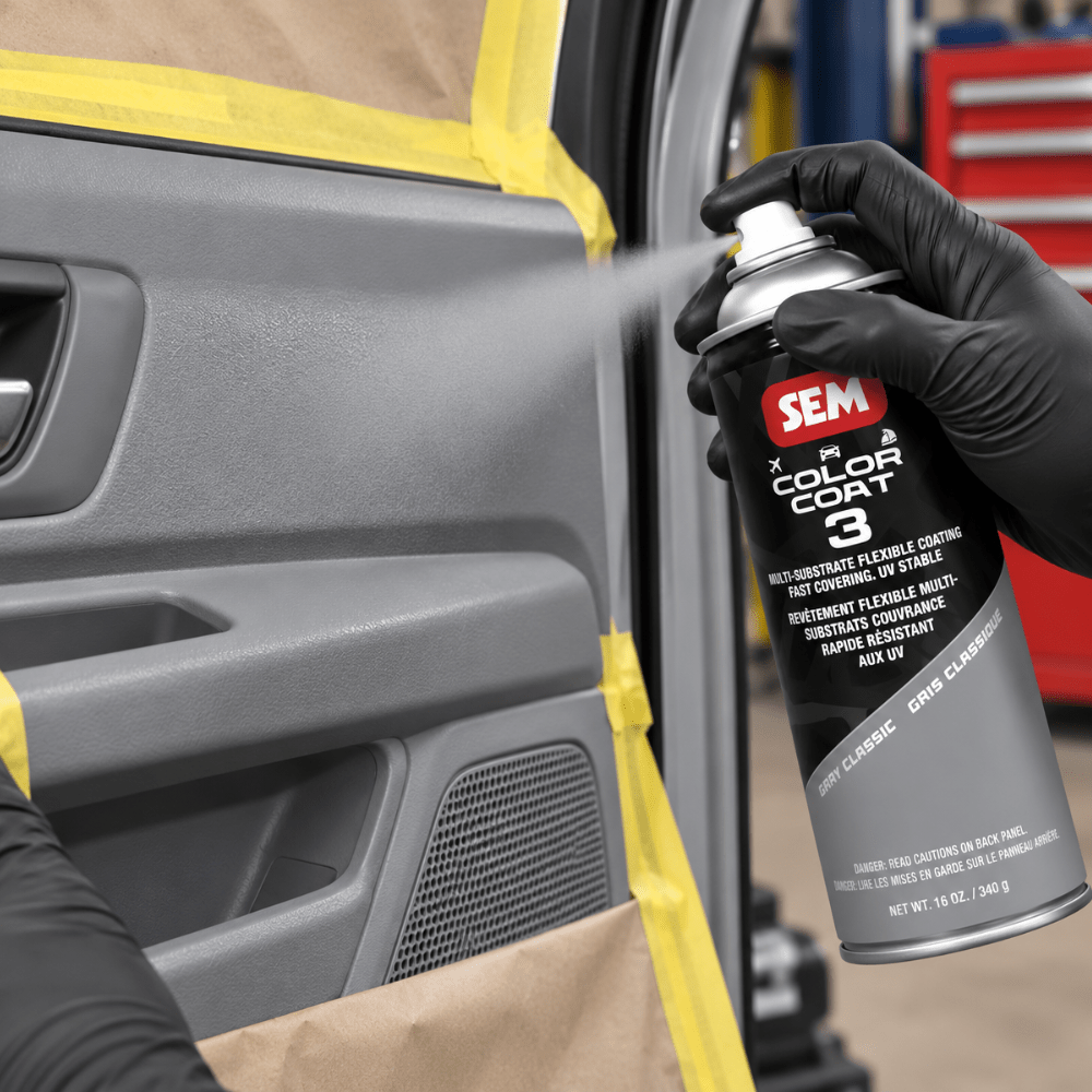 SEM 87123 Color Coat 3 Gray Classic, 16 oz | Aerosol | Auto Interior Paint