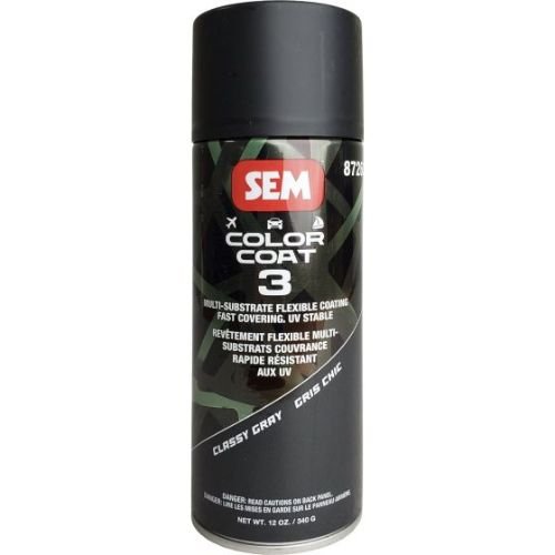 SEM 87223 Color Coat 3 Classy Gray, 16 oz | Aerosol | Auto Interior Paint