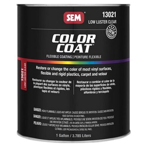 SEM 13021 Color Coat Low Luster Clear, 1 Gallon | Auto Interior Paint