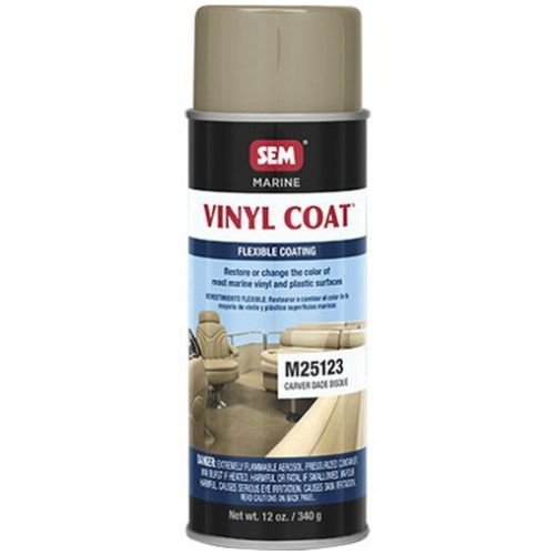 SEM M25123 Carver Dade Bisque, 12oz | Aerosol | Marine Vinyl Coat