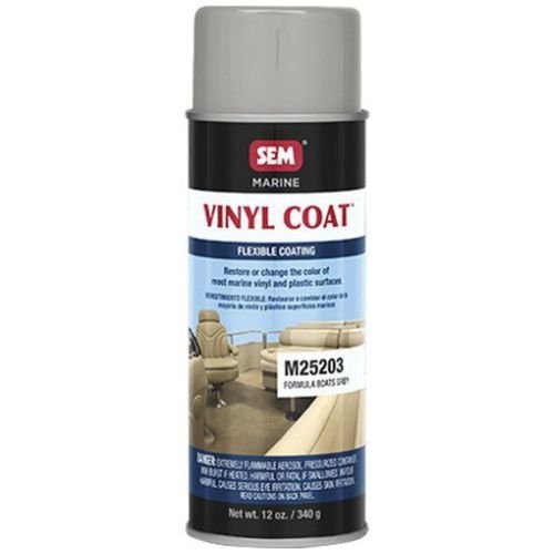 SEM M25143 Chaparal Beige/Platinum, 12oz | Aerosol | Marine Vinyl Coat