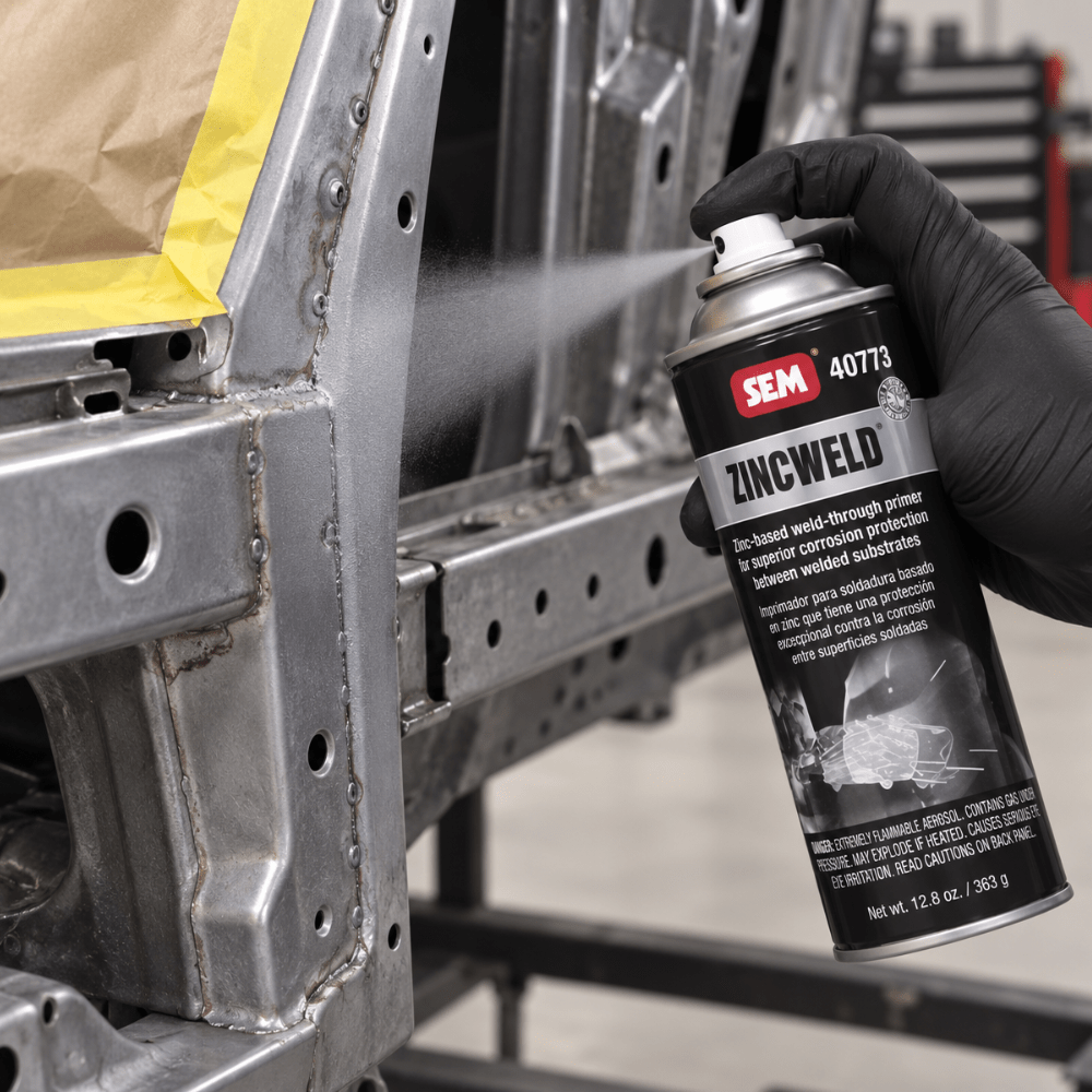 SEM® Zincweld 40773 Silver Weld-Through Primer, 13 oz Aerosol