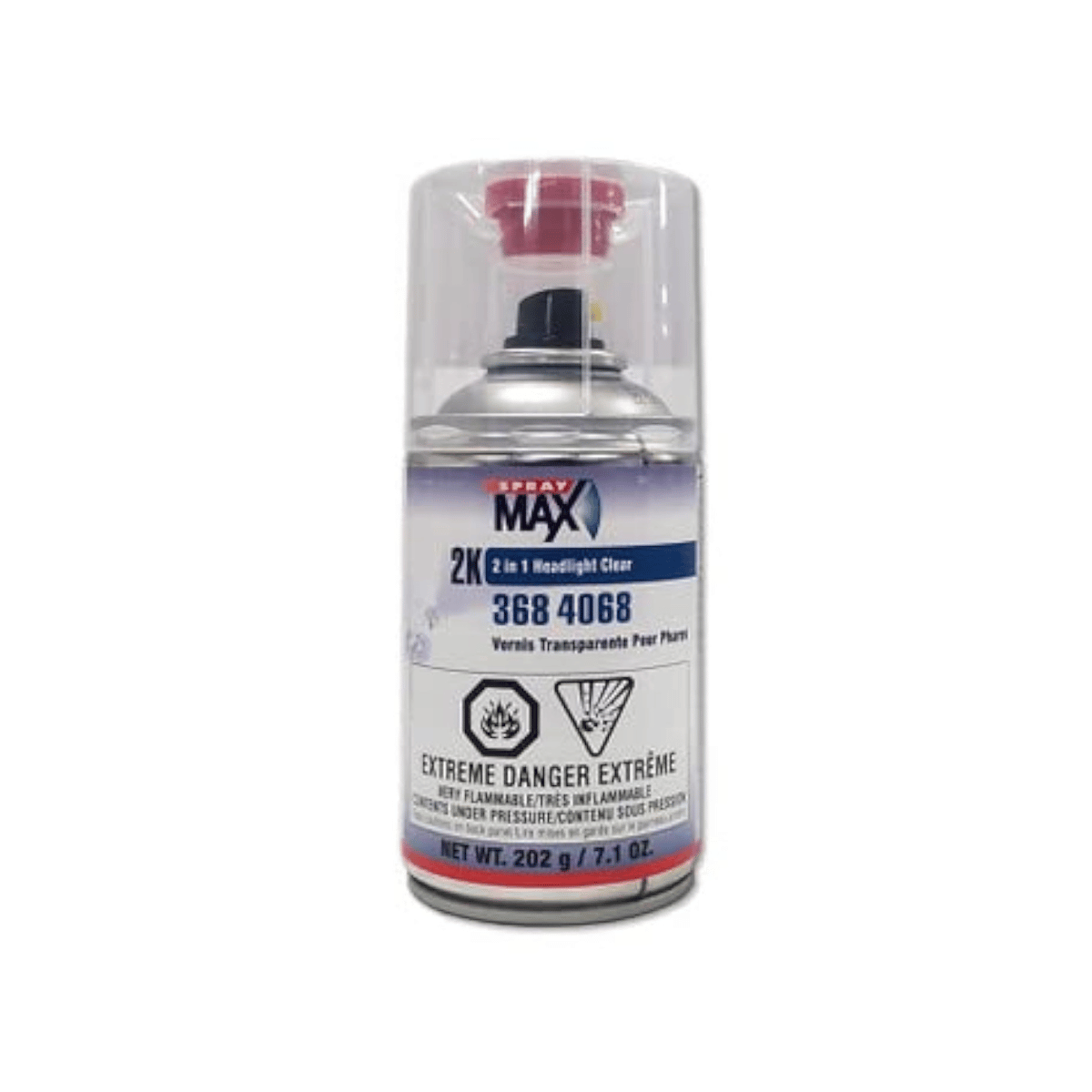 SprayMax® 3684068 2K headlight clear coat for restoration, 7.1 oz