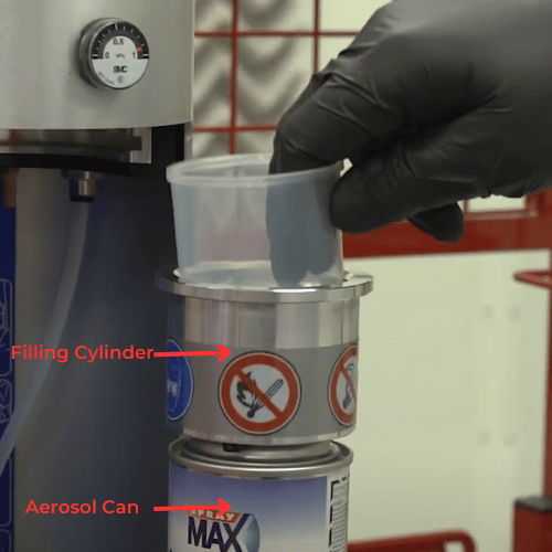 SprayMax® 990247 Filling Cylinder, For Use With FillClean Aerosol Cans