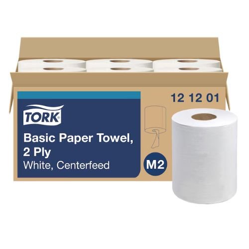 Tork 121201 Soft Centerfeed Hand Towel | Case of 6 | 2 Ply