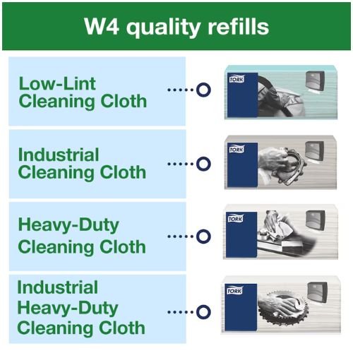 Tork 440278A Lint Free Industrial Wipe | Case of 5 | 4 Ply