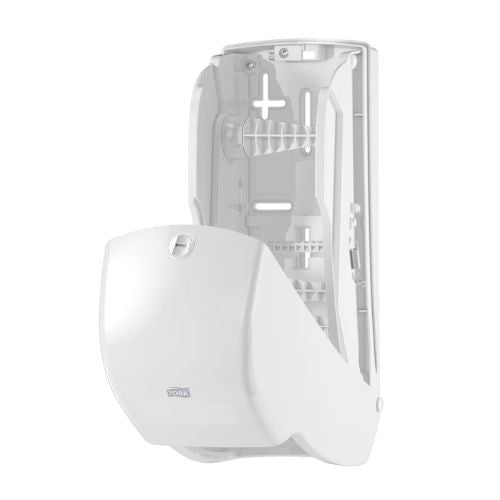 Tork 555620 Twin Toilet Paper Roll Dispenser | White