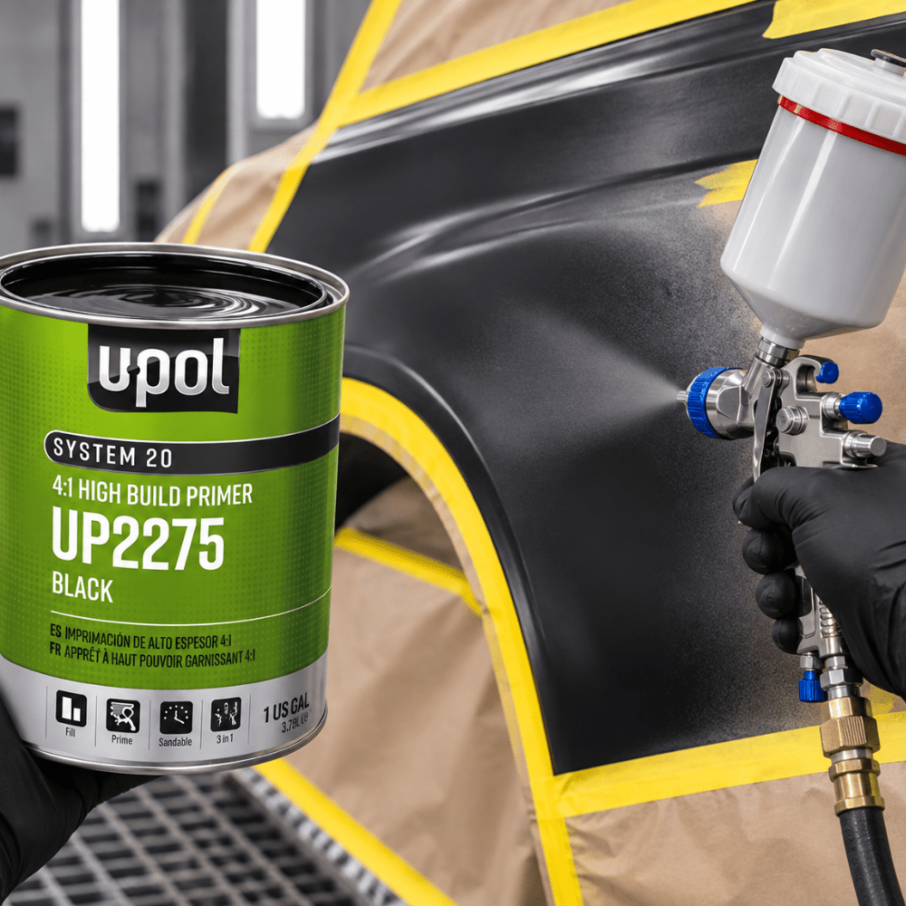 U-POL 2275V Primer Black 1 Gallon, 3 in 1, Low VOC