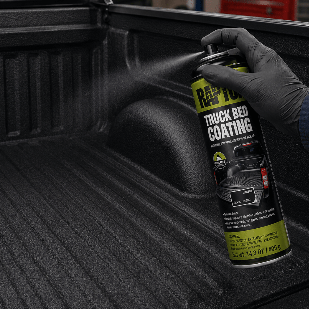 U-POL RAPTOR 4879 1K Black Bedliner Aerosol, 14.3 oz