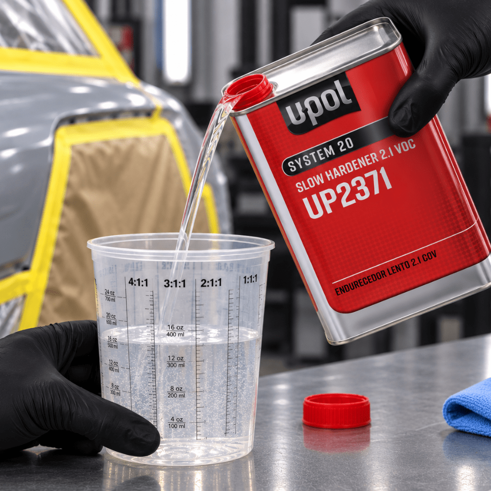 U-POL SYSTEM 20 UP2371 Slow Hardener, 1 L