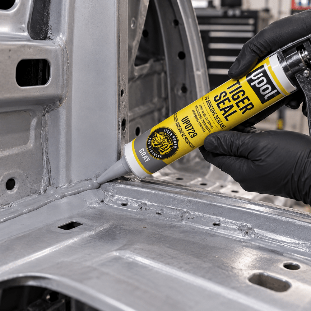 U-POL TIGER SEAL UP0729 1K Gray Seam Sealer, 310 mL Cartridge