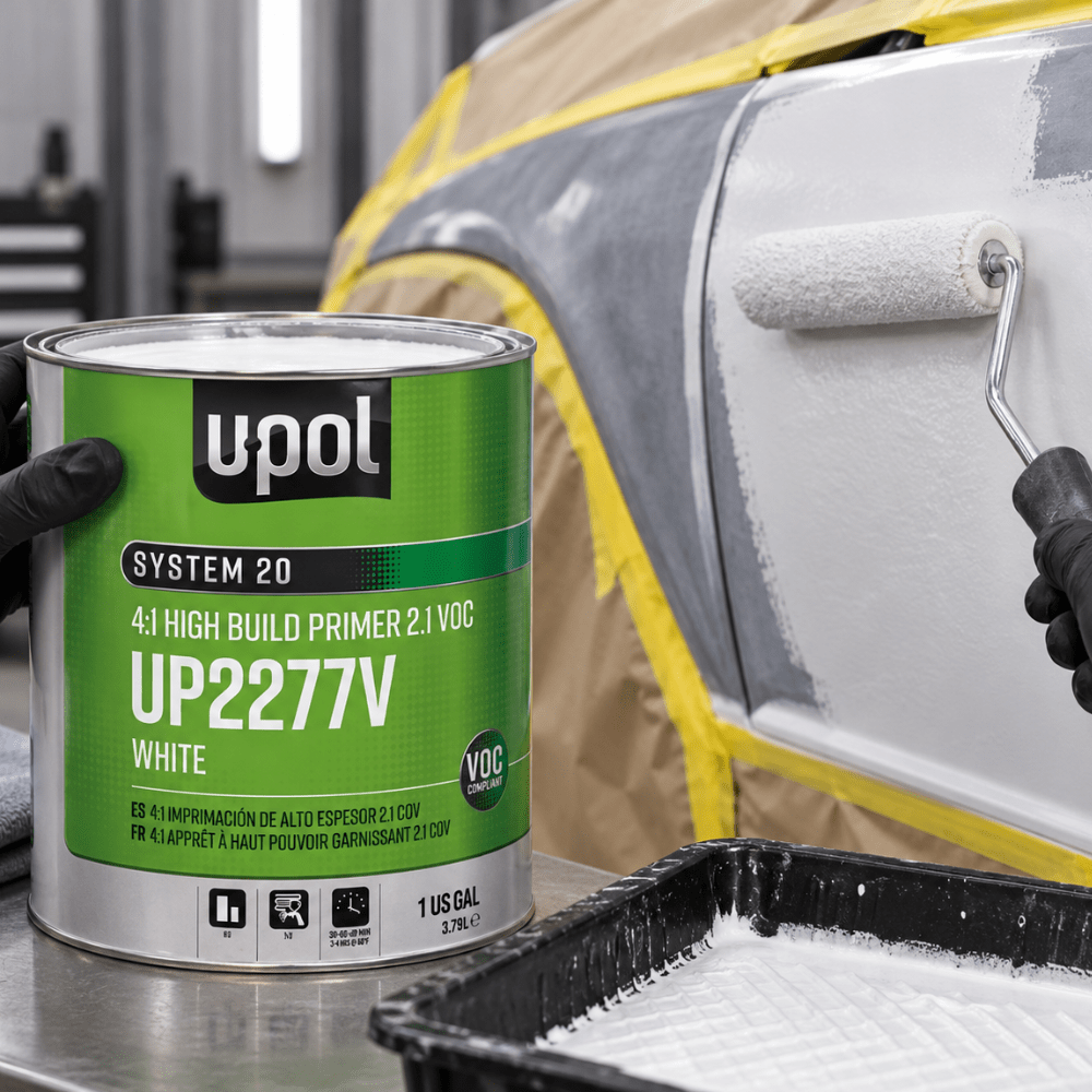 U-POL UP2277V White Primer 1 Gallon, 3 in 1, Low VOC