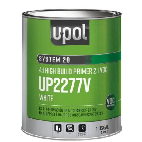 U-POL UP2277V White Primer 1 Gallon, 3 in 1, Low VOC