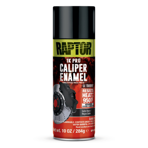 Upol Raptor 4930 Satin Black Caliper Paint, 10 oz