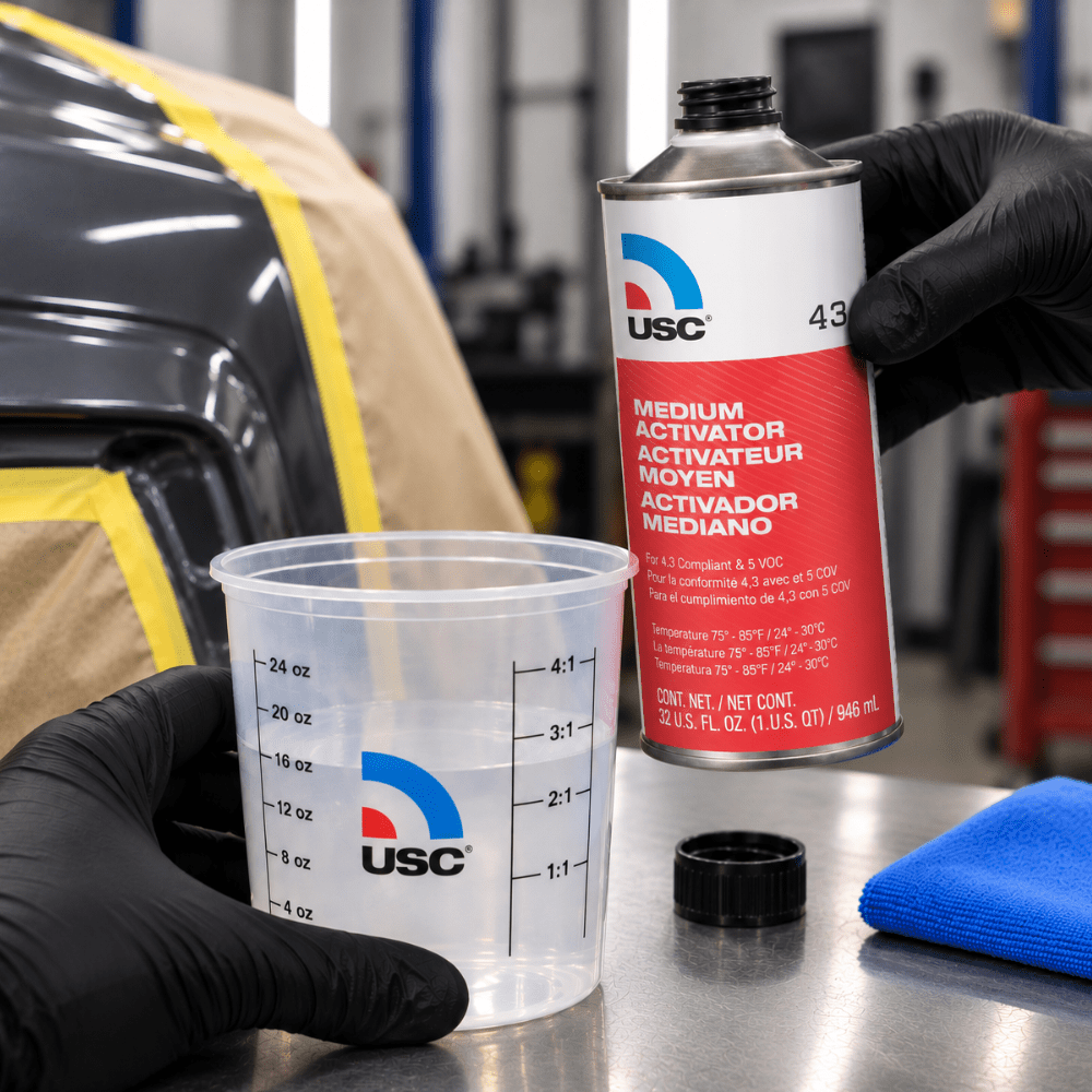 USC 43 Medium Activator for 40-1 Glamour Urethane Clearcoat, Qt