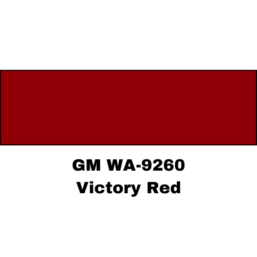 Victory Red GM WA-9260 Basecoat Paint, Quart, High Teck HFP450