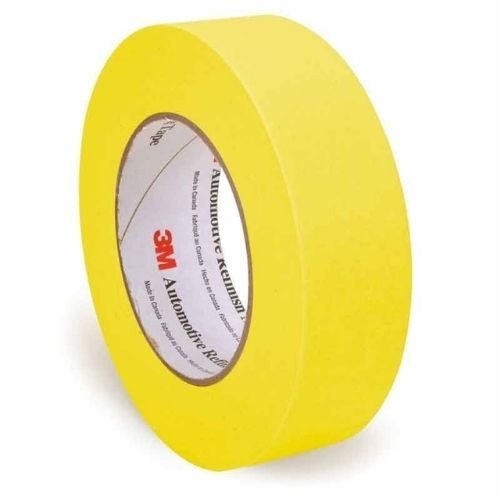 3M™ 06654 1.5" Yellow Automotive Refinishing Masking Tape, 55 m L, Case -6654---Eagle National Supply