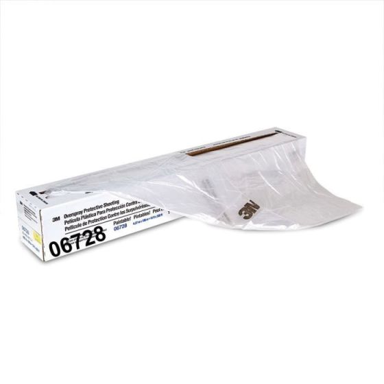3M™ 06728 HDPE Overspray Protective Sheeting, 16 ft W x 350 ft L