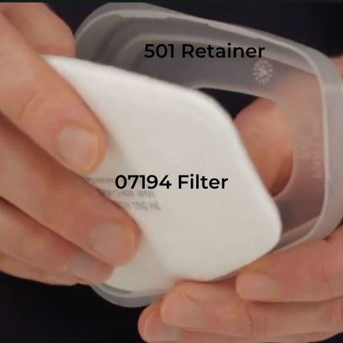 3M 07195 Replacement Vapor Cartridge and Filter Pack