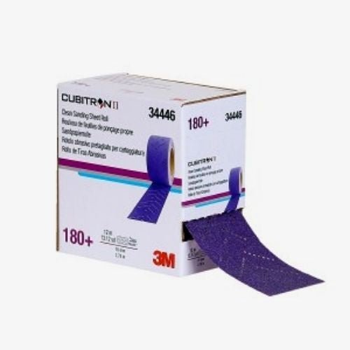 3M Cubitron™ II 180 Grit Multi-Hole Purple Sanding Sheet Roll #34446 -34446---Eagle National Supply