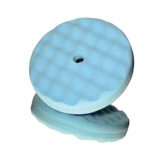 3M Perfect-It 05708 8" Blue Double-Sided Foam Polishing Pads