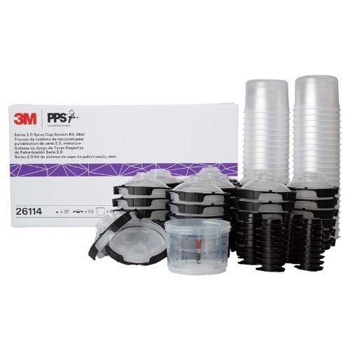 3M™ PPS™ 2.0 6.8 oz Mini Lid and Liner Kit, 26114, 200 Micron Filter