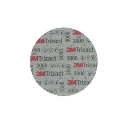 3M Trizact 6" Foam Abrasive Disc, 3000 Grit, Box of 15
