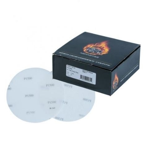 6" 1500 Grit Film Grip Sanding Disc For Top Coat Finishing, 50 pk, High Teck -F61500---Eagle National Supply
