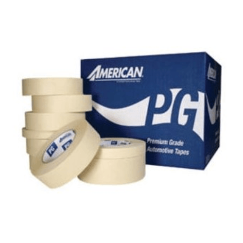 American® PG27-1" High Temp Beige Masking Tape, Case of 36 Rolls -PG27-1---Eagle National Supply